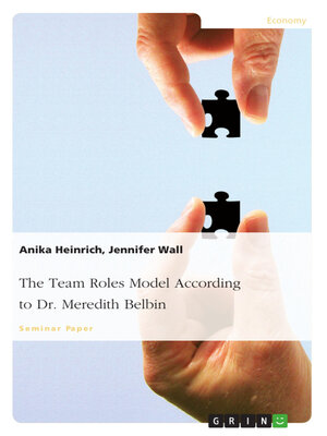 cover image of The Team Roles Model According to Dr. Meredith Belbin